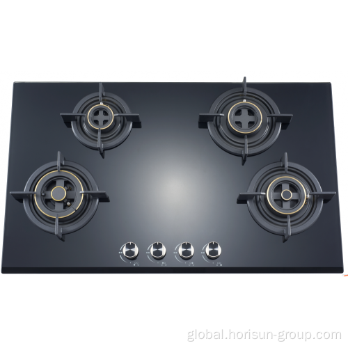 Gas Stove With 4 Burners bulk Gas stove Glass surface four burners Factory